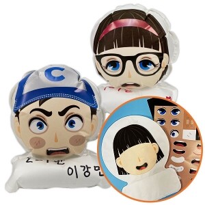 컬러룬 감정표현 표정 스티커 얼굴풍선