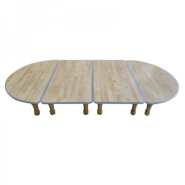 [본사] 시내그린 자작나무 영아안전책상 S103-3, 2000*1000*240mm