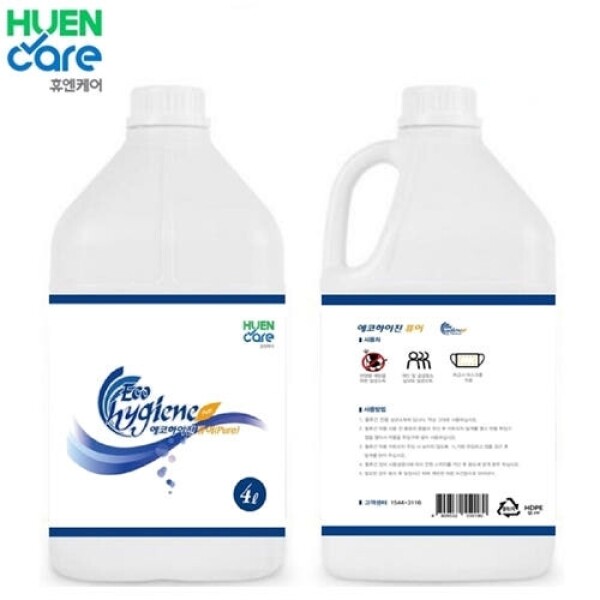 [본사] 휴엔케어 에코하이진 퓨어 4L * 2개 (플루건 사용가능)