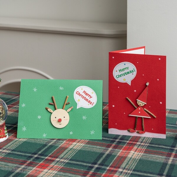 크리스마스카드만들기 4종세트