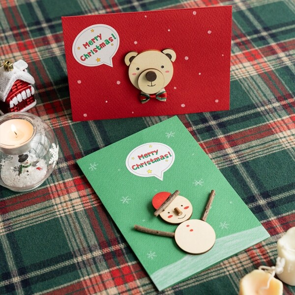 크리스마스카드만들기 4종세트