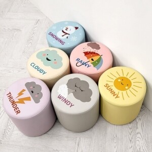 [소프트펀] 날씨 스툴 6종