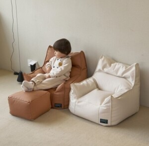 아이팜 편안한 빈백 아기소파 스툴세트