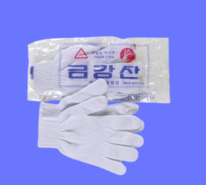 금강산 면장갑 원예 작업용 표백장갑 무지 10G