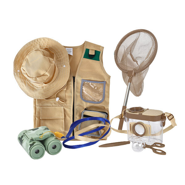 [캐스B]플레이 정글탐험가(1810set)→(역할의상탐험가+자연관찰채집채+자연관찰채집통+밀리터리쌍안경)