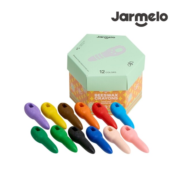 [리틀호안미로]손에묻지않는 키크레용12색(94686)