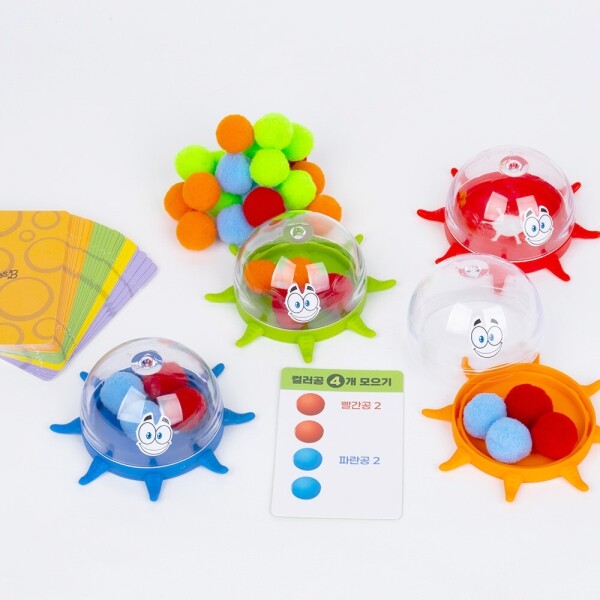 [캐스비]보드게임 컬러볼 빨아먹기 챌린지(2910)