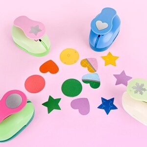 모양펀치(대) 4종세트(1334set)→(동그라미+별+하트+눈꽃) (단품 선택 가능)