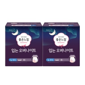 [좋은느낌] 오리지널 입는 오버나이트 생리대 소/중/대