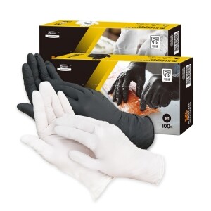 유한킴벌리 크린가드 식품용 니트릴 장갑 100매x10팩 일회용