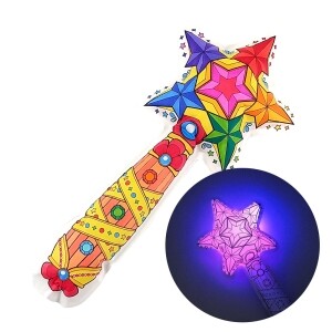 LED 요술봉 만들기 색칠놀이 5입