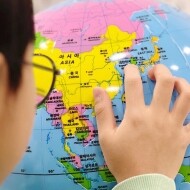 [집콕놀이 기획전]40cm 풍선형 지구본 지구룬 물놀이 비치볼