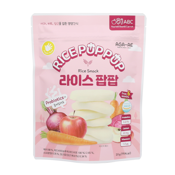 아가애 라이스팝팝 ABC 10개 세트