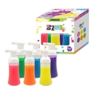 [집콕놀이 기획전] [키즈망고] 망고버블 거품물감 100ml 형광 6색 세트