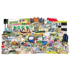 [본사] 안전교육넘버원 658pcs 10box (학습자료-생활안전 교통안전 재난안전 직업안전 응급처치 등)
