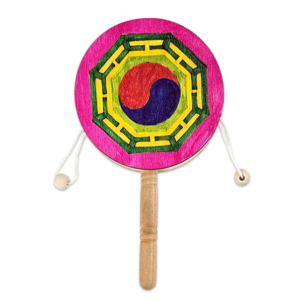 [만들기대장]흔들이나무북(팔각태극)