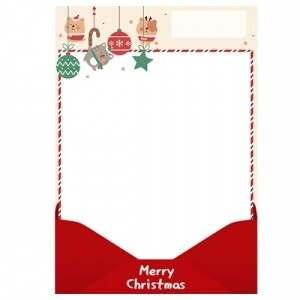 [만들기대장]롤링페이퍼-크리스마스 엽서봉투