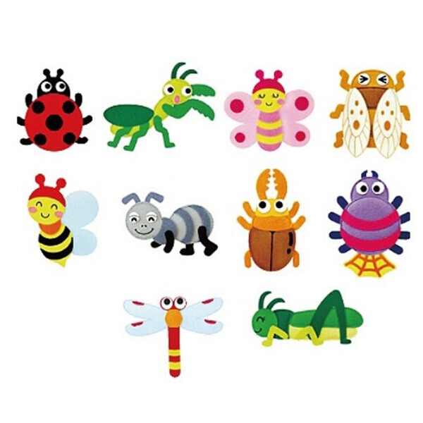 [본사]펠트 곤충 모형 10종