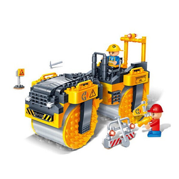 [본사]블록 플레이세트 시리즈 - 건설장비 롤러