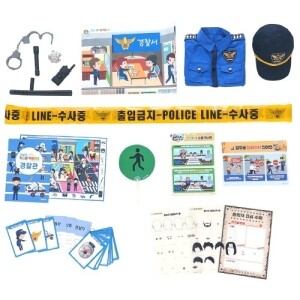 [~6.26 우리동네 기획전][본사]NEW굿에듀직업별역할놀이경찰관