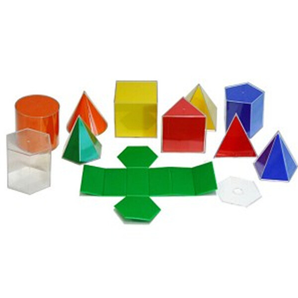 [본사]입체도형의전개도모형(10종) 10CM(EDUC 30410)