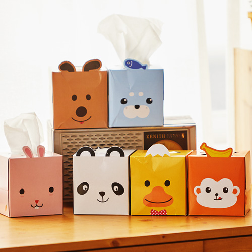 오피스디포 큐빅티슈(100매/6개입/정사각티슈)