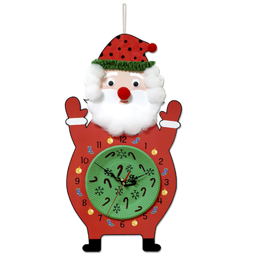 [만들기]크리스마스 산타 벽걸이시계 만들기