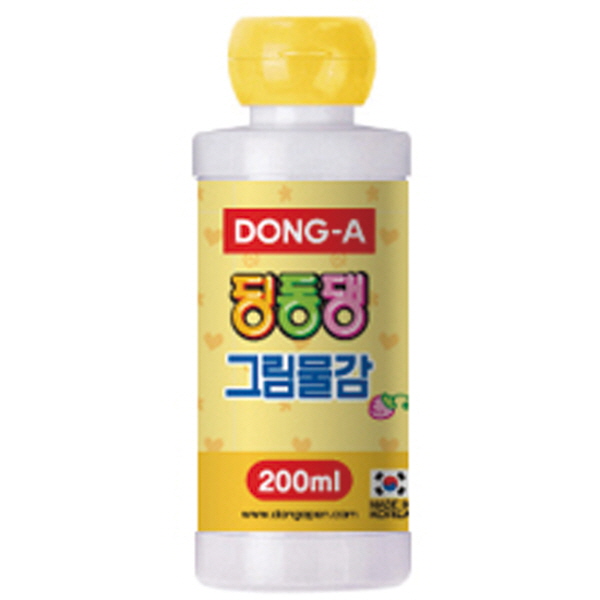 딩동댕 그림물감 200ml 노랑 동아